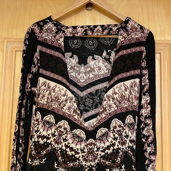 Free People Smooth Talker Tunic Top - Black - Picture 4 of 8